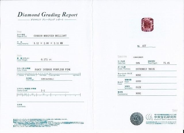 大野美知子様ーFancyIntesePink0.171